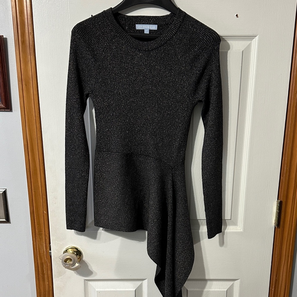 NWOT Antonio Melani Metallic Sweater